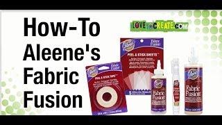 How-To Aleene's Fabric Fusion Permanent Fabric Adhesive