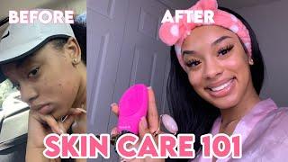 HOW TO GET CLEAR SKIN FAST ! | SKIN CARE 101