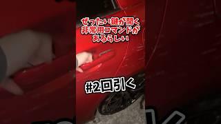 どんな車の鍵も開く秘密のコマンドがあるらしい...