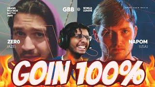 NAPOM vs ZER0 | GBB ONLINE | REACTION!!!