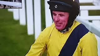 Scenes of joy as Marinr Nationale wins the Queen Mothers Chase at Cheltenham 2025.