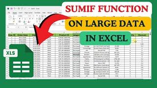 How To Apply Sumif Function On Large data In Excel Sheet/how to use sumifs function in excel