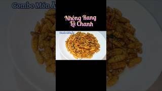 nhộng rang lá chanh #short #shortvideo #shortsvideo