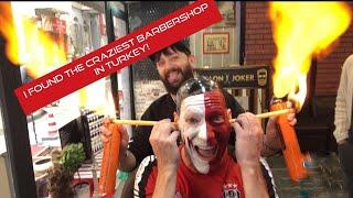 Crazy headshave in Turkish barbershop