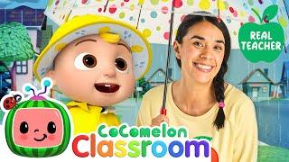 Learn About Emotions With a Real Teacher | Rain Rain Go Away | CoComelon Classroom for Kids