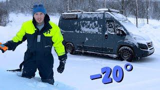 A rescue attempt was launched (Arctic winter van life)