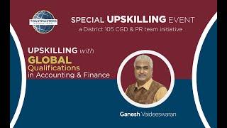 Upskilling with Global Qualifications in Accounting & Finance by Ganesh Vaideeswaran