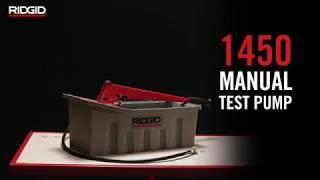 RIDGID 1450 Manual Pressure Test Pump