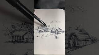 Reference photo: :Drawing scenery’ by Jack Hamm