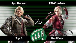 Ryu Housen (Paul) vs P4lst1neFree (Lidia) - Gourmet Bash 4 - Tekken 8 - Top 8 Qualifiers