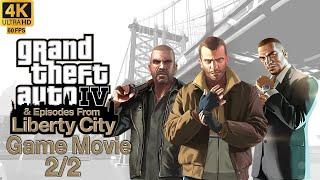 GTA IV The Complete Edition - All Cutscenes 2/2 (Game Movie) 4K Ultra 60 fps