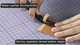 Black Sharp Leather Skiving Knife Tools | WUTA