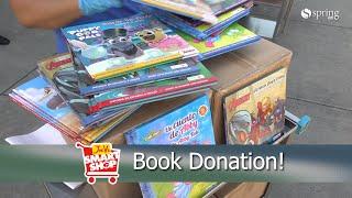 Book Donation From Joe V's Smart Shop!