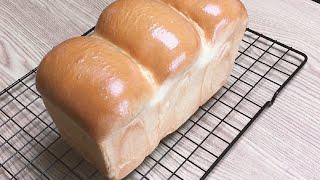 우유식빵 만들기 Milk bread (+먹는 소리) | 반디Bandi