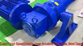 electric screw actuator - compact heavy duty linear actuator - electric screw jack actuators