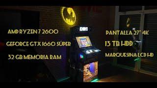 BRICOGAME Máquina recreativa Keyboy Élite temática Batman.