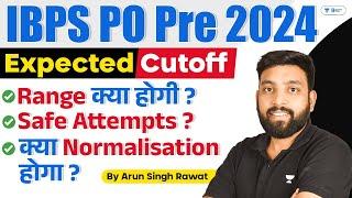  IBPS PO Expected Cut Off 2024 | IBPS PO Cut Off 2024 | Final Cutoff, Safe Attempts |