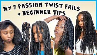 My DIY Passion Twist Struggles To Slay! | FOR BEGINNERS | Mini Twist W/ Pretwisted Hair | Nola Viva