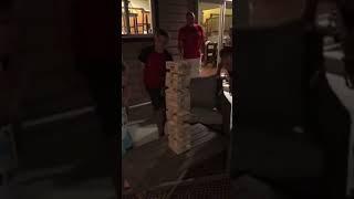 Jenga with my family