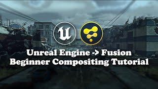 Compositing Unreal Engine Renders in Fusion - Beginner Compositing Tutorial