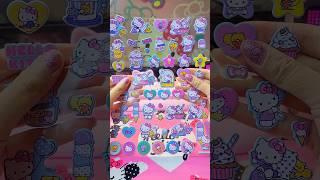 Unboxing Cute Kawaii Hello Kitty Stickers ASMR 