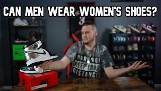 CAN MEN WEAR WOMEN'S AIR JORDAN 1 "SILVER TOE"  SNEAKERS ?!