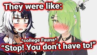 Fauna tells what she did on IRL college party she was on (ft. Shiori)