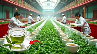 How Green Tea is Made In Factory