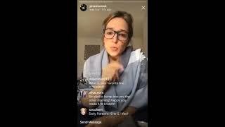 Jessica Vosk IG Live -- 10/27/17 [3/4]