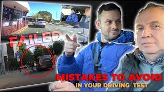 Driving Test Mistakes-Don't Make These