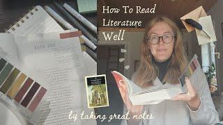 how to take notes on great literature // five tips to be a better reader, plus an autumnal book haul