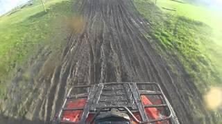 Quadzilla / CF Moto X8 800 Terralander quad at an old MX track.