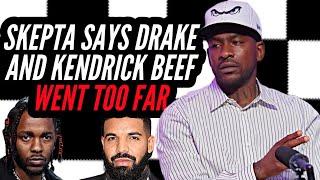 "They BOTH Looked CRAZY!" Skepta Reacts To Drake & Kendrick Lamar's Rap Beef