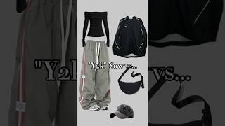 "Y2k" Now vs Real Y2k #aesthetic #y2k #fashion #outfit #viral #shorts  #2000s