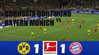 Borussia Dortmund vs Bayern Munich 1-1 | 2024 Bundesliga | Match Highlights