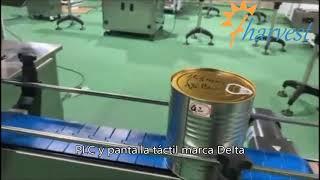 Máquina de sellado de latas con servomotor,Máquina automática de cierre de latas de metal