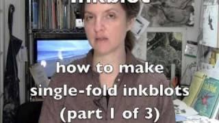 Inkblot - basic single fold B&W - Part 1 of 3