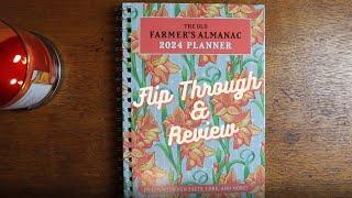 The Old Farmer's Almanac Planner 2024 Review & Flip Through