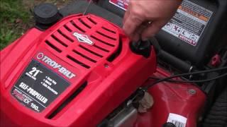 FAST EASY! How to CHECK THE OIL in a LAWNMOWER