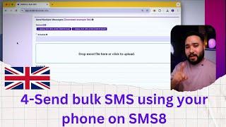 How to Send Unlimited Bulk SMS Using Your Number with SMS8 – New Method !