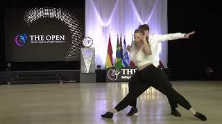 Ben Morris and Cameo McHenry - 4th place Strictly Champions Finals - The Open 2023