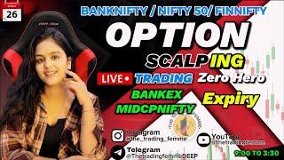 LIVE  TRADING NIFTY BANKNIFTY|| 2 DEC || #thetradingfemme #nifty50 #banknifty #livetrading