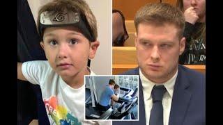 Disturbing video shows ‘killer’ dad Christopher J. Gregor ‘forcing son, 6, to sprint on treadmill