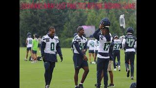 Seahawks last practice before Browns game