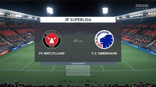  FC Midtjylland vs FC Copenhagen - Denmark 3F Superliga 2021/2022 | 13/03/2022 | Gameplay