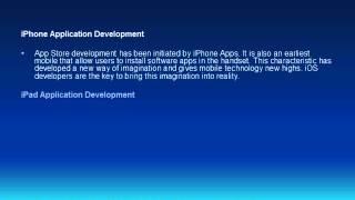 Mobile Application Development