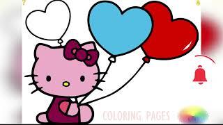 Let's have fun coloring Hello Kitty |Online coloring|