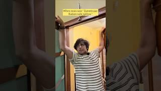 When mom says zameen par kadam na rakhdiyo️ | Raj Grover | #shorts