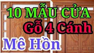 10 Mẫu Cánh Cửa 4 Cánh Nhà Cấp 4 Đẹp Mê li - incihouse