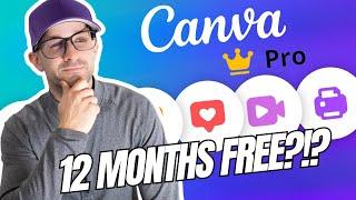 Canva Pro 12 Months Completely Free!!! (No Cracks, No Pirating, No Credit Cards) [2025]